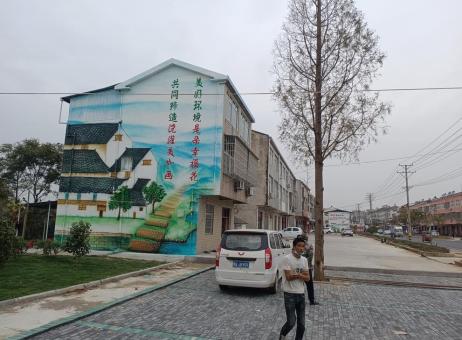 平湖墙绘的制作流程