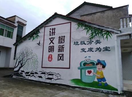 平湖墙绘是现在流行的墙体广告