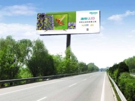 平湖高速擎天柱广告牌的特点和优势